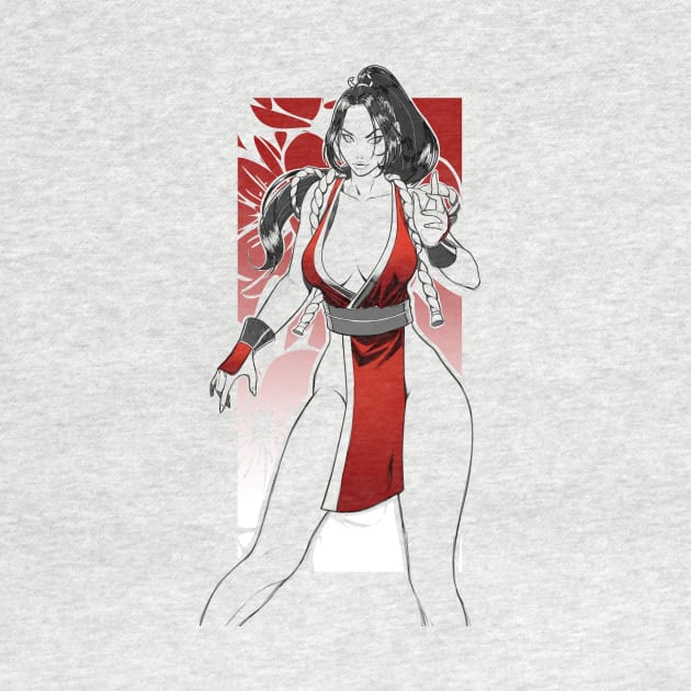 Mai Shiranui Red by andresob